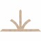 Ekena Millwork Richland Smooth Timber Gable Bracket, Douglas Fir, 96"W x 52"H x 3 1/2"D x 5 1/2"F, 13/12 Pitch GBW096X52X0406RIC00SDF - alternate 1